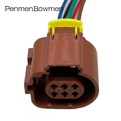 1 Set 6 Pin Auto Steering Gear Booster Pump Waste Valve Plug Wire Harness Throttle Position Sensor Connector 284716-3 284717-3