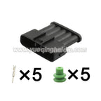 5-Pin Connector Waterproof 2.2mm Male Female Connector Auto Wiring Harness Cable Socket for Toyota 7283-1056-30 90980-11232