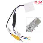 1PC Digh Quality DIY Accessories 24Pin Auto Camera Video Output Car Reverse Camera Output Video Adapter Cable