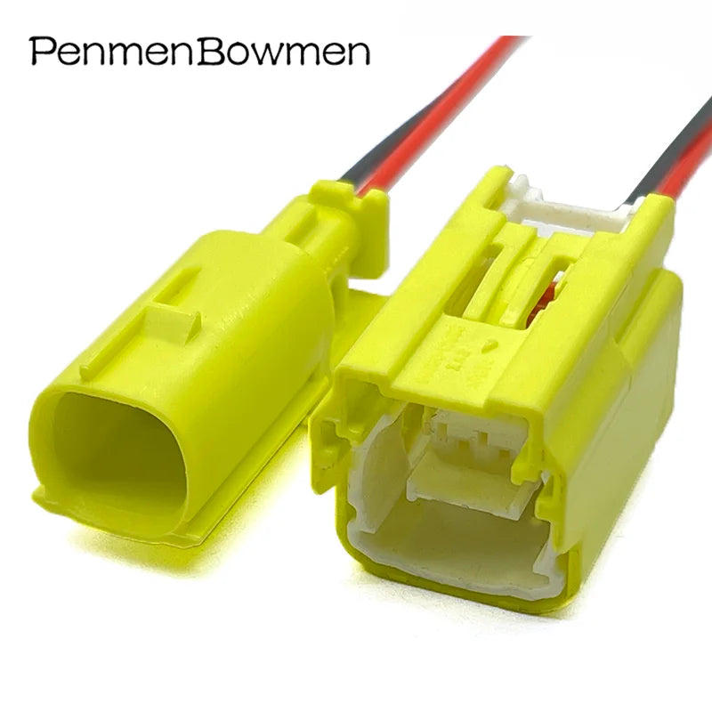 1 Set 2 Pin Car Impact Electrical Cable Connectors Female Wire Harness Plug 7C83-0651-70 90980-12698 7283-0651-70