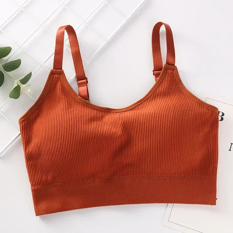 Breathable Sports Bras Women Hollow Out Padded Sports Bra Top Plus Size Gym Running Fitness Yog Sports Seamless Fitness Amagi