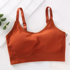 Breathable Sports Bras Women Hollow Out Padded Sports Bra Top Plus Size Gym Running Fitness Yog Sports Seamless Fitness Amagi