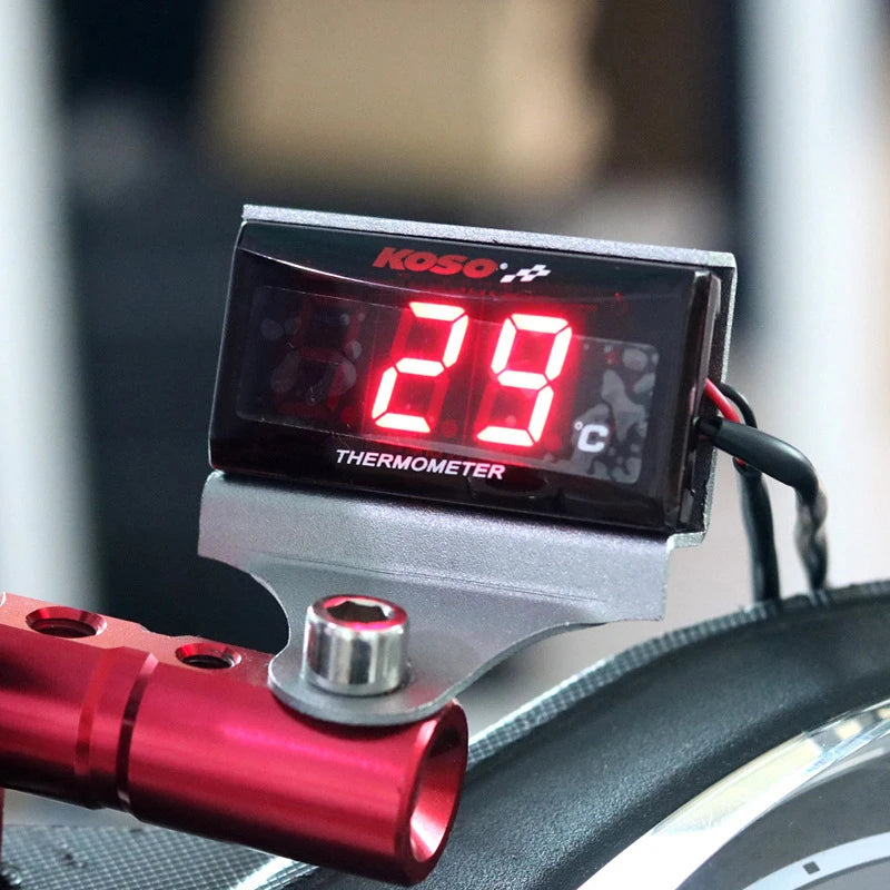 Motorcycle Temperature Meter Motorcycle Water Temperature Digital Hygrometer Thermometer Sensor Meter Sensor Adapter