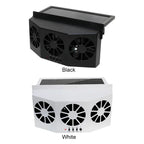 Solar Powered Car Exhaust Fan Car Window Fan Cooling Radiator Energy Saving Auto Coole Portable Deodorization Ventilator Amagi