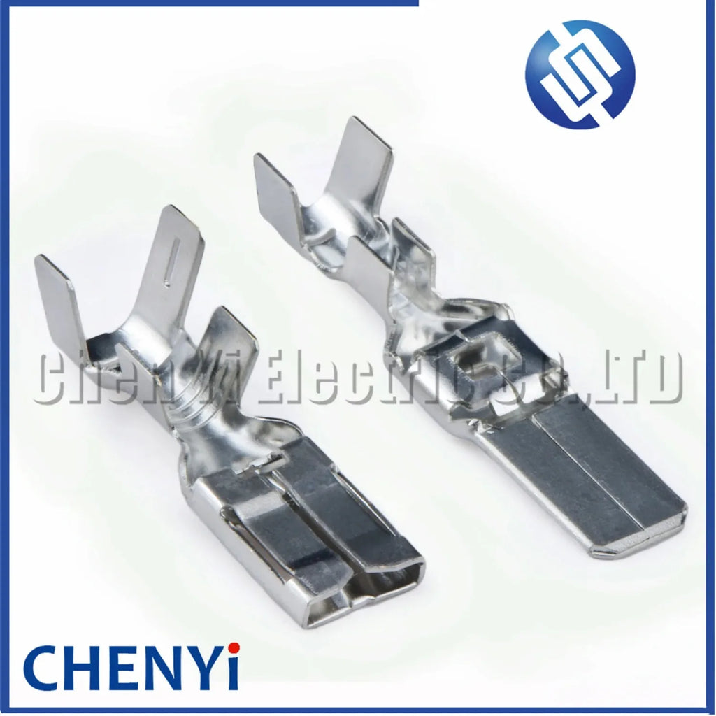 10 Pcs H62 Brass Tinned 8.0 mm Series Male or Female Automotive Plug Connector Terminal 1544332-1 1544228-1 1544218-1 1544133-1