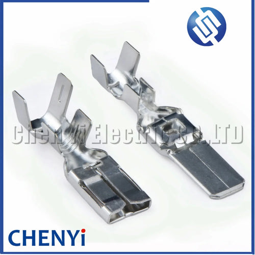 10 Pcs H62 Brass Tinned 8.0 mm Series Male or Female Automotive Plug Connector Terminal 1544332-1 1544228-1 1544218-1 1544133-1