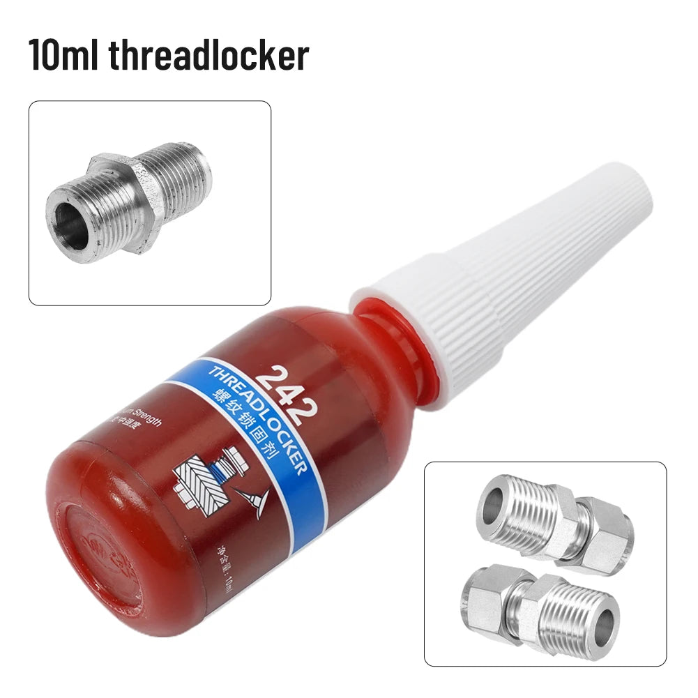 1 Pcs 10ml Threadlocker 222/242/243/262/263/271/277/290 Anaerobic Glue Anti-loose Fastening Sealant Adhesives Caulk Adhesives