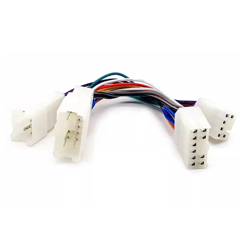 Applicable to the original Toyota BYD car audio center control CD radio male and female conversion extension cord plug