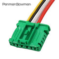 1 Set 2 6 Pin 98821-1065 Car Taillight Electrical Cable Connectors Female Wire Harness Plug For Citroen 98819-1025