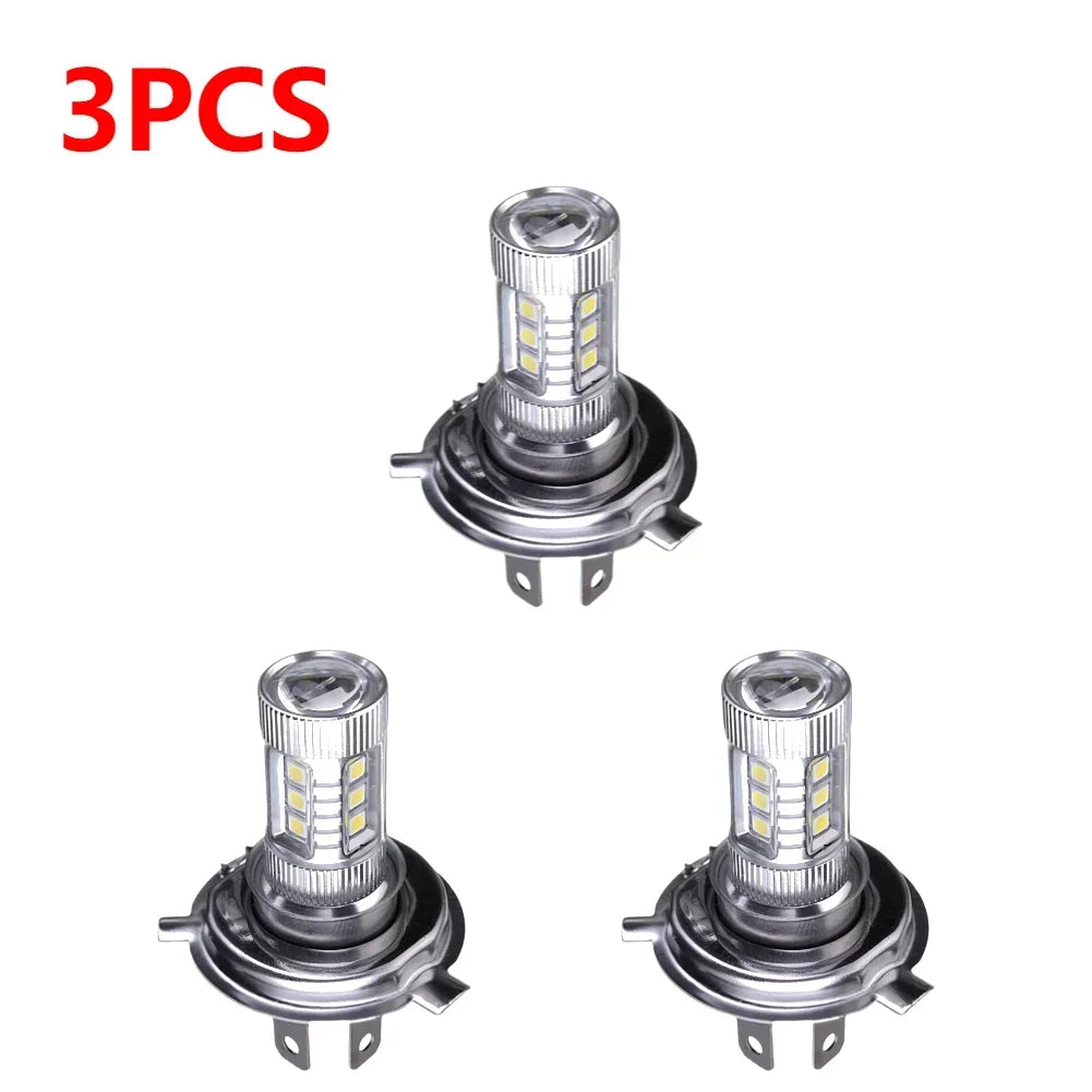 H4 Super White LED Headlight Bulb 6000-6500K High Low Beam LED Headlight IP67 Waterproof Auto Headlight 4000LM 80W 12V Amagi