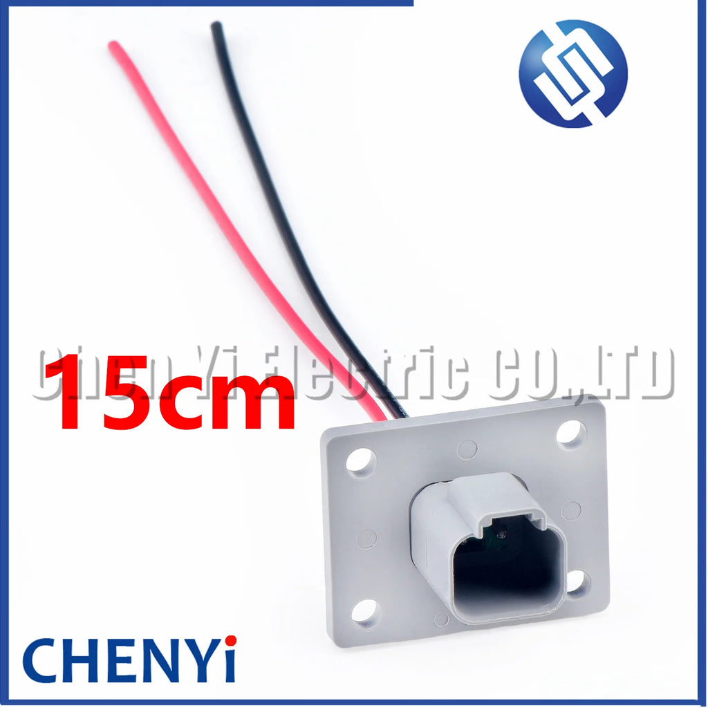 2 Pin Automotive Waterproof Connector Wire harness plug DT06-2S DT04-2P DT04-2P-L012 DT15-2P DT13-2P For Deutsch DT series