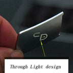 Car Door  Lock Switch  Button Sticker  For Mercedes C E Class W205 W213 GL Sequins Decoration Cover Trim Lock Switch Sticker