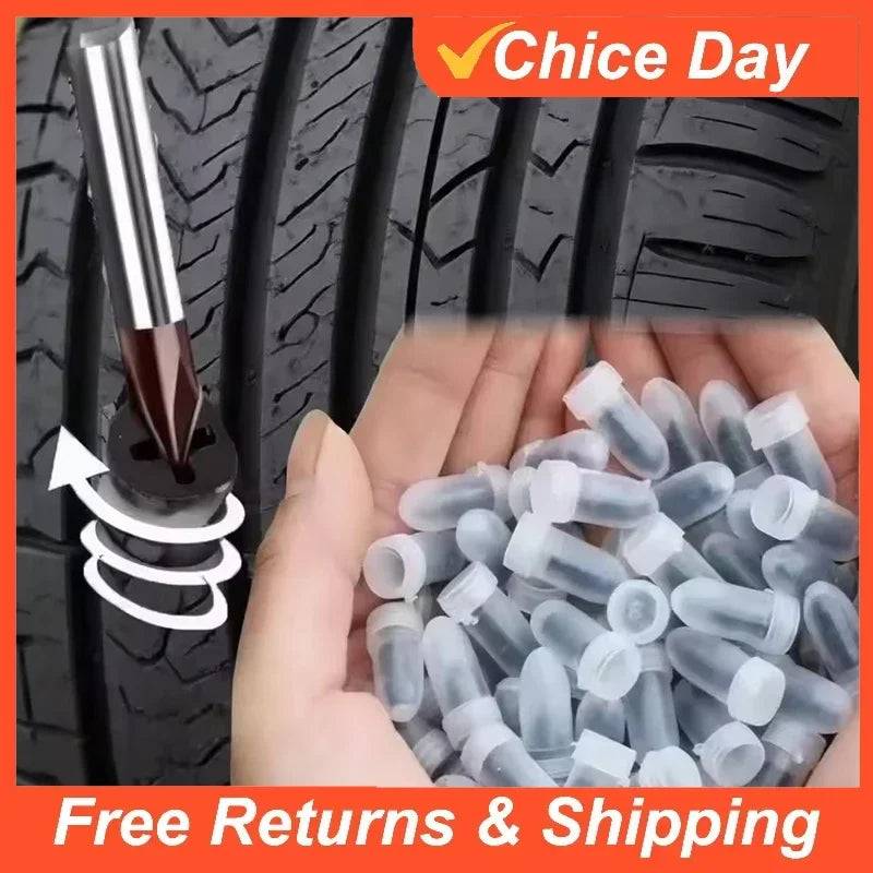 Universal Tire Repair Kit Vacuum Tire Puncture Plug for Motorcycle Car Truck ATV UTV Emergency Roadside Assistance Tool Amagi
