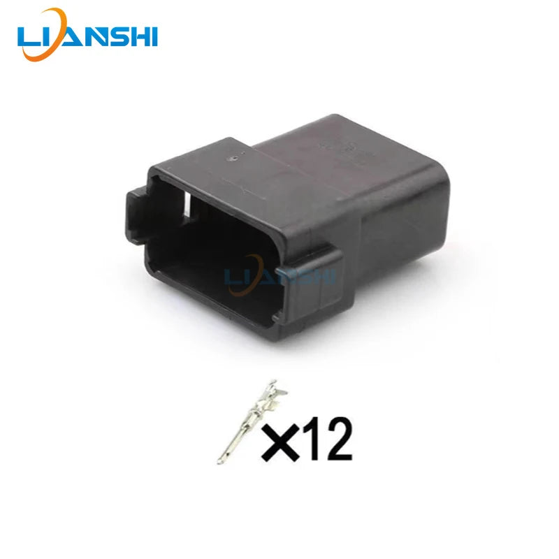 DT04-12PB-E005/DT06-12SB-E003 is suitable for automotive connectors and engineering vehicle male and female waterproof plugs