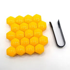 20Pcs 17mm/19mm/21mm Car Wheel Nut Bolts Caps for Audi A6 C6 A4 B7 Citroen Skoda Octavia A7 Tesla Model S / 3 / X Amagi