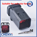 6 Pin Excavator Camshaft sensor plug Oil pressure atmospheric pressure sensor connector 776433-3 776433-2 776433-1 For Carter