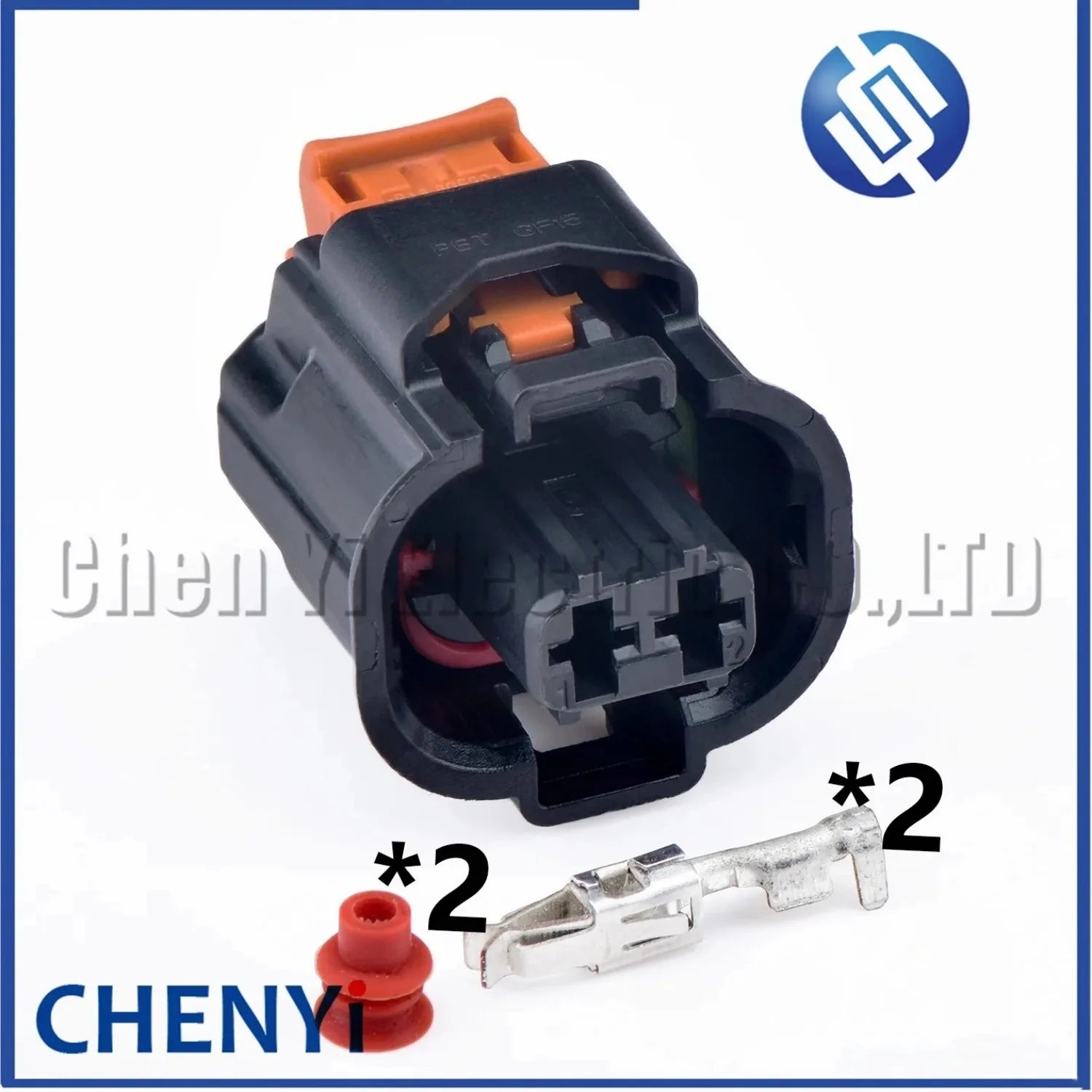 2 Pin Auto waterproof connector ignition coil fuel injector plug 7298-1782-30 33404863X 13106045 P00142877 For Peugeot Citroen