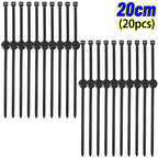 Universal Car Wiring Harness Fastener Clip Push Mount Cable Tie Nylon Zip Tie Auto Wire Loom Fixer Retainer Strap Set 15cm 20cm