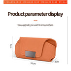 1PC Car Eyewear Organizer Car Glasses Case Suede Material Sun Visor Holder Car Sunglasses Holder Case Glasses Box