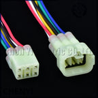 6 Pin Automotive Motorcycle waterproof Oxygen Sensor connector ignition switch Wire harness plug 6187-6801 6180-6181 90980-10478