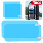 Car Truck Rain-proof Film Rearview Mirror protective Rain Proof Films Anti-Fog Waterproof Film Car Window Transparent Sticker