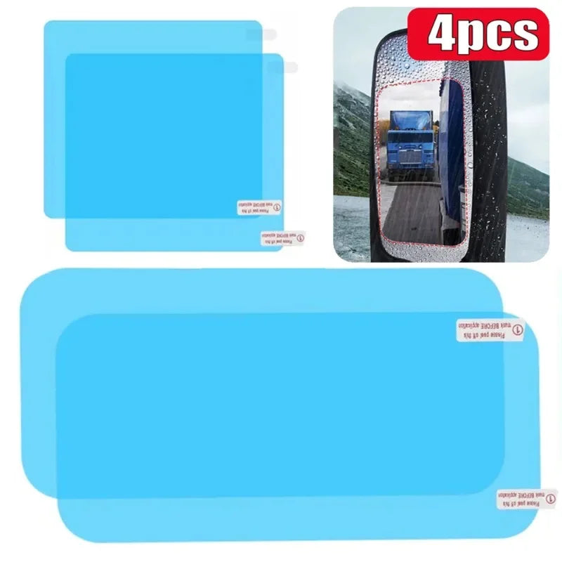 Car Truck Rain-proof Film Rearview Mirror protective Rain Proof Films Anti-Fog Waterproof Film Car Window Transparent Sticker
