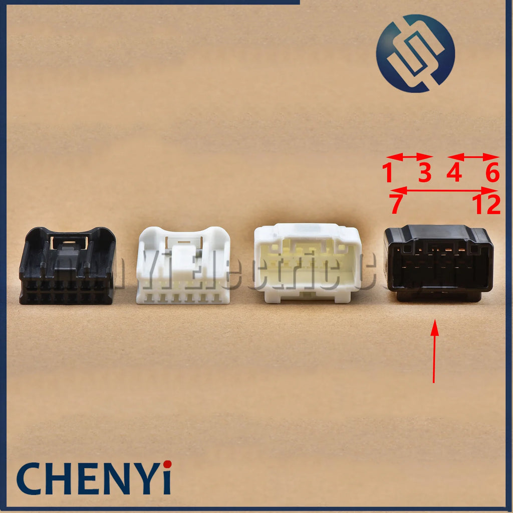 12 Pin Automotive connector Window regulator plug 6098-5713 6098-5704 90980-12737 90980-12736 With pin For Buick Toyota