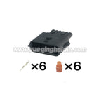6 Pin Connector 0.6mm Male Female Connector Auto Wire Harness Cable Socket for Nissan 7283-8850-30 7282-8850-30 350Z R35 GT-R V3