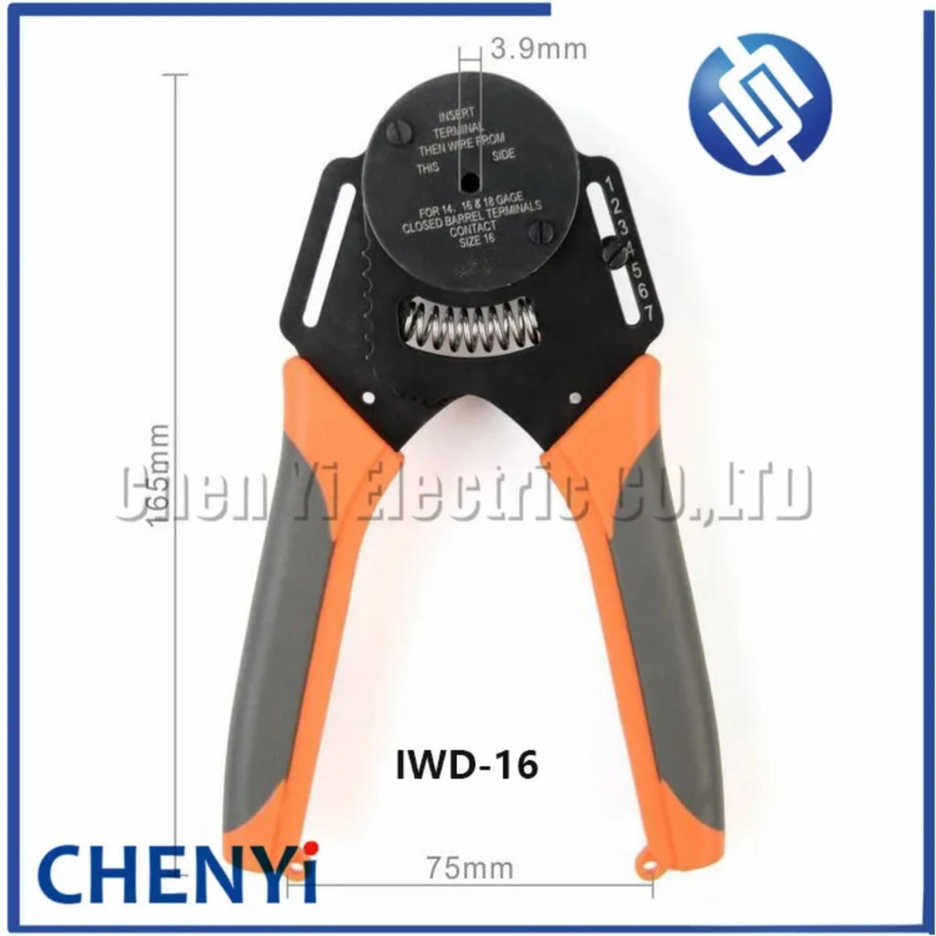 1pcs Crimper Harley Cater piller Hand Tool for Deutsch connector DT DTM DTP Pins w2 Pliers 18/16/14 AWG IWD-12 16 20