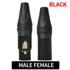 4/10/20PCS 3-Pin XLR Male to Female Adapter Connectors, Mic Audio Plug Converter for Microphone,Mixer,Amplifier, Sound Equipment