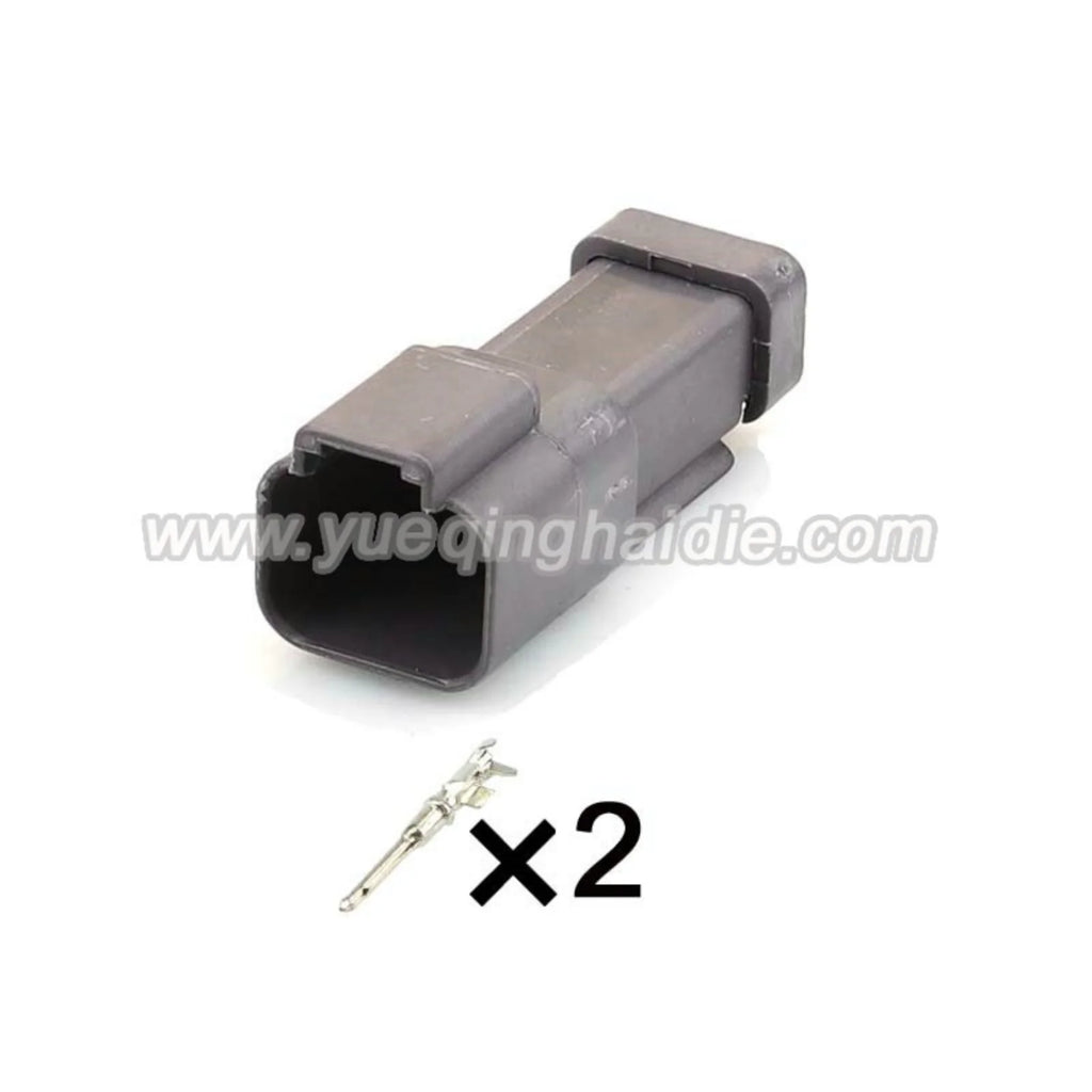 2 PIN Connector Waterproof 1.6mm Series Male Female Connectors Black Auto Plug For Mazda DT04-2P-E005 DT06-2S-E004