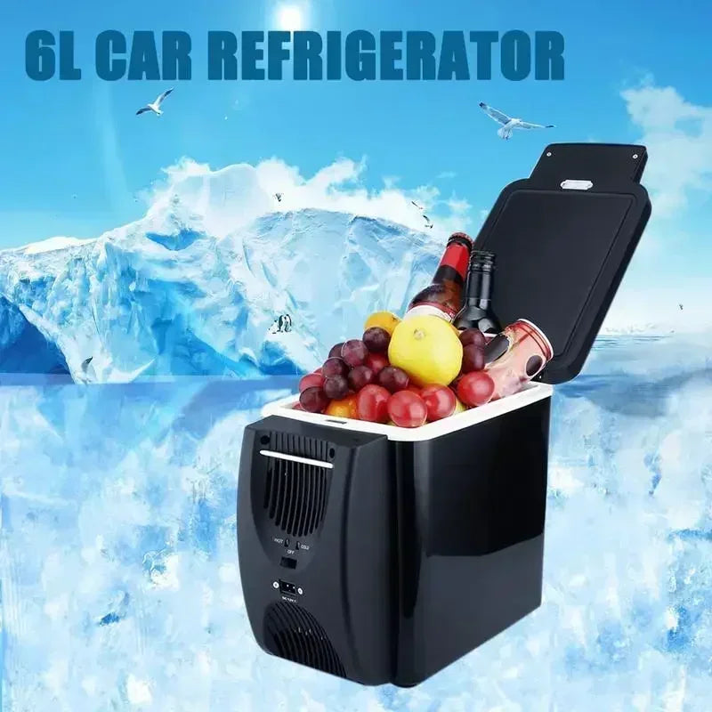 6L 12V Electric Car Refrigerator Mini Freezer Freezer Cooler Warmer Electric Fridge Portable Icebox Travel Refrigerator Amagi