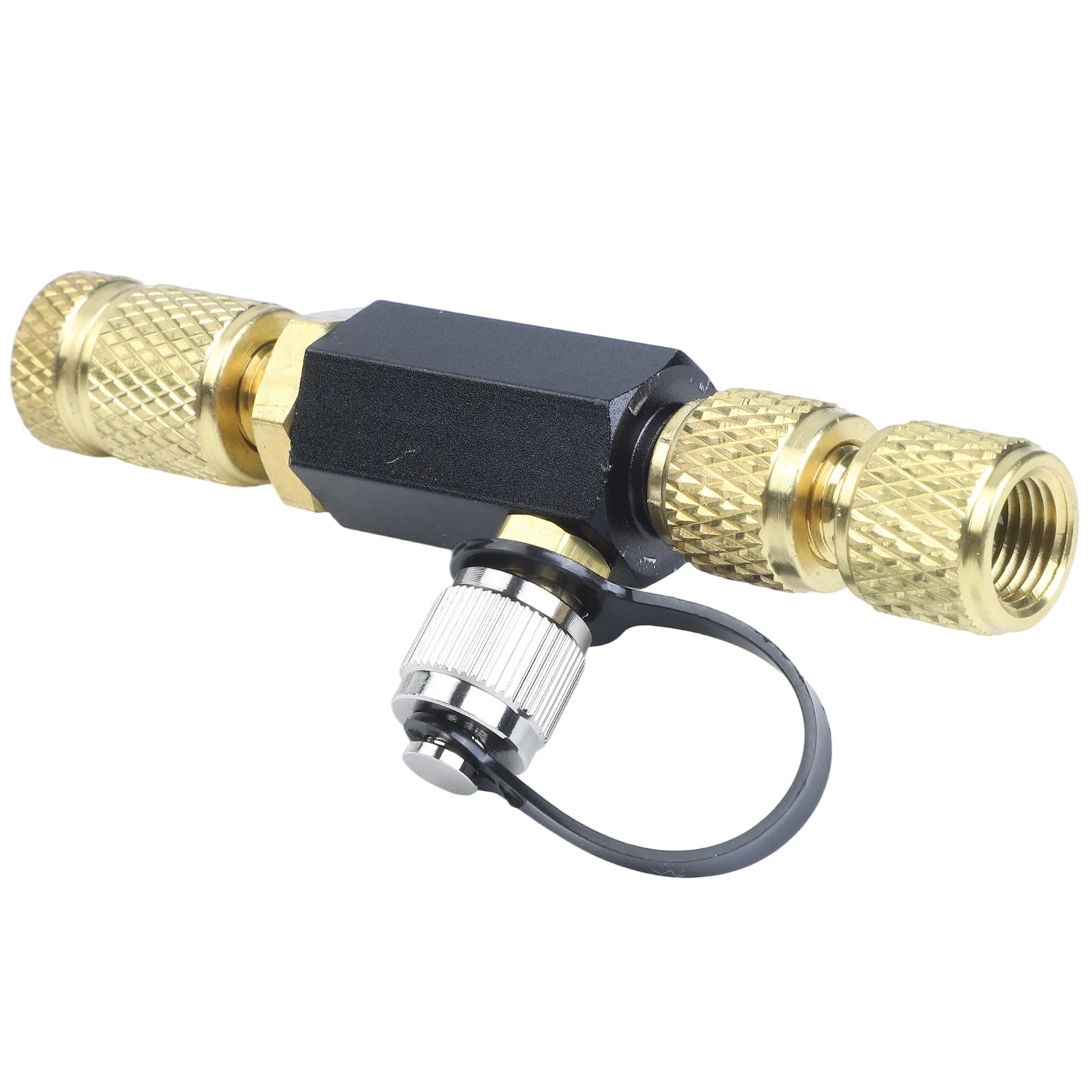 1PC Vacuum-Rated Valve Core Removal Tool Black Valve Core Disassembly  Removal Tool 1/4" X 5/16" Compatible With R410A