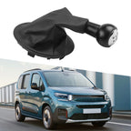 1x 5 Speed Car Auto Shift Knob Handball & Dust Jacket Kit For C3 For Berlingo Car Gear Shift Knob Lever Handball Interior Parts