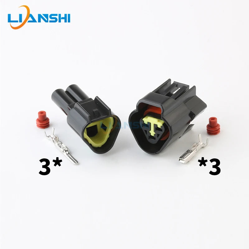 FW-C-3M-B FW-C-3F-B Automotive waterproof connector 3p connector male and female plug fitting terminal DJ7031Y-2.3-11/21