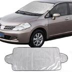 Car Snow Shield - Cotton Material, Foldable Protective Cover, Protection Against Ice, Sun Precipitation, Vehicle Snow Pad Amagi