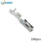 100pcs TE type 0.64 female terminal 5-963715-1 Automotive connector pin press range 0.5-0.75mm²