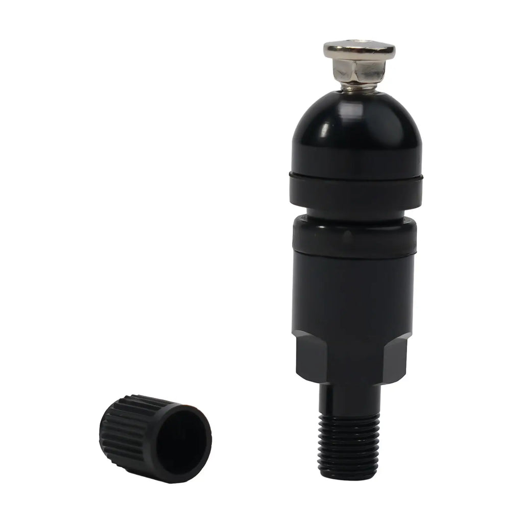 4pcs TPMS Tire Pressure Sensor Valve Stem Repair Kit For BMW 5 Series Black Tire Pressure Sensor Valve Stem Repair Kit