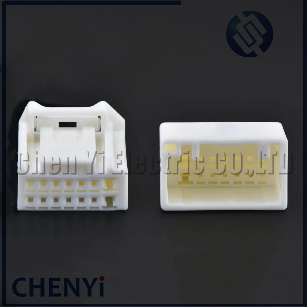 1 set 14 Pin Automobile connector Male Female Multi function seat plug Audio amplifier plug 90980-12804 for Toyota Honda Nissan