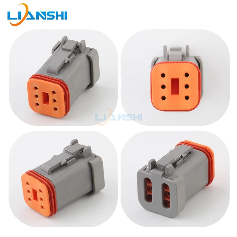 DT04-6P-E005 DT06-6S-E005 Deutsch connector for LED spot light day running light excavator wire harness plug