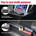 2 In1 Car Laptop Computer Desk Bracket Seat Gap Filler Organizer Drink Food Coffee Steering Wheel Dining Table Accessories Amagi