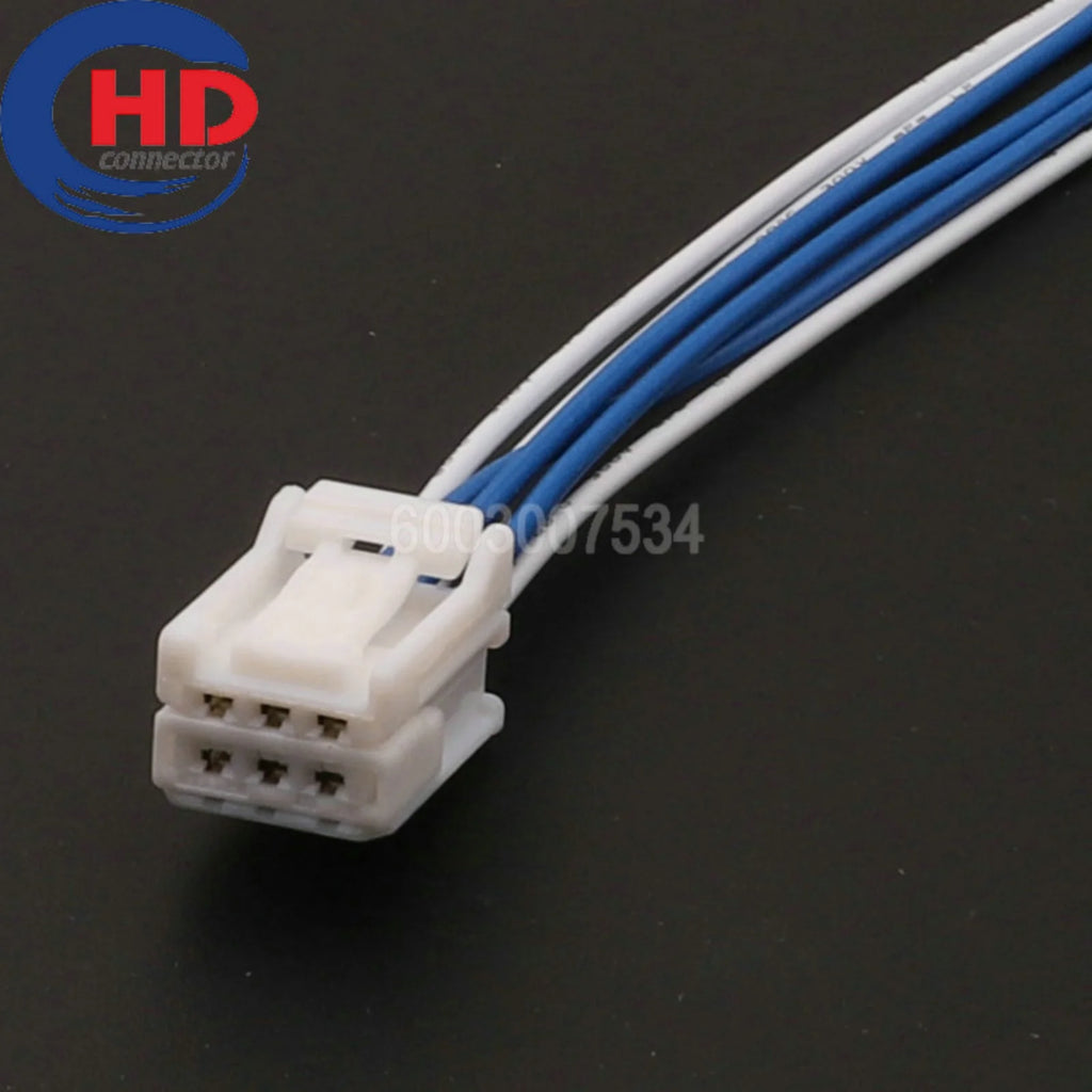 6 Pin Unsealed 6098-7379 6098-7384 Car Small Current Wire Connector Automotive Male Female Electrical Socket