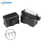 Automotive connector 174055-2 Plug-in 174047-2 20-hole male and female black curved pin sheathed plug