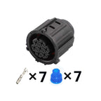 7 Pin Connector Waterproof 1.5mm Female Connector Automotive Wiring Harness Cable Plug 17019.062.000 AC Assembly Auto Parts