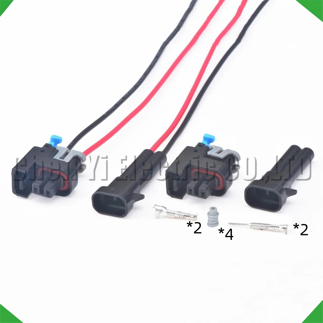 2-pin auto connector connector automotive connectors injector chevrolet fuel injector