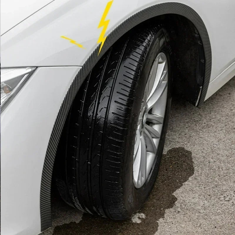 Universal Fender Flare Car Wheel Eyebrow Protector Lip Wheel-arch Trim Arch Extenders Scratch Proof Rubber Seal Strip Amagi
