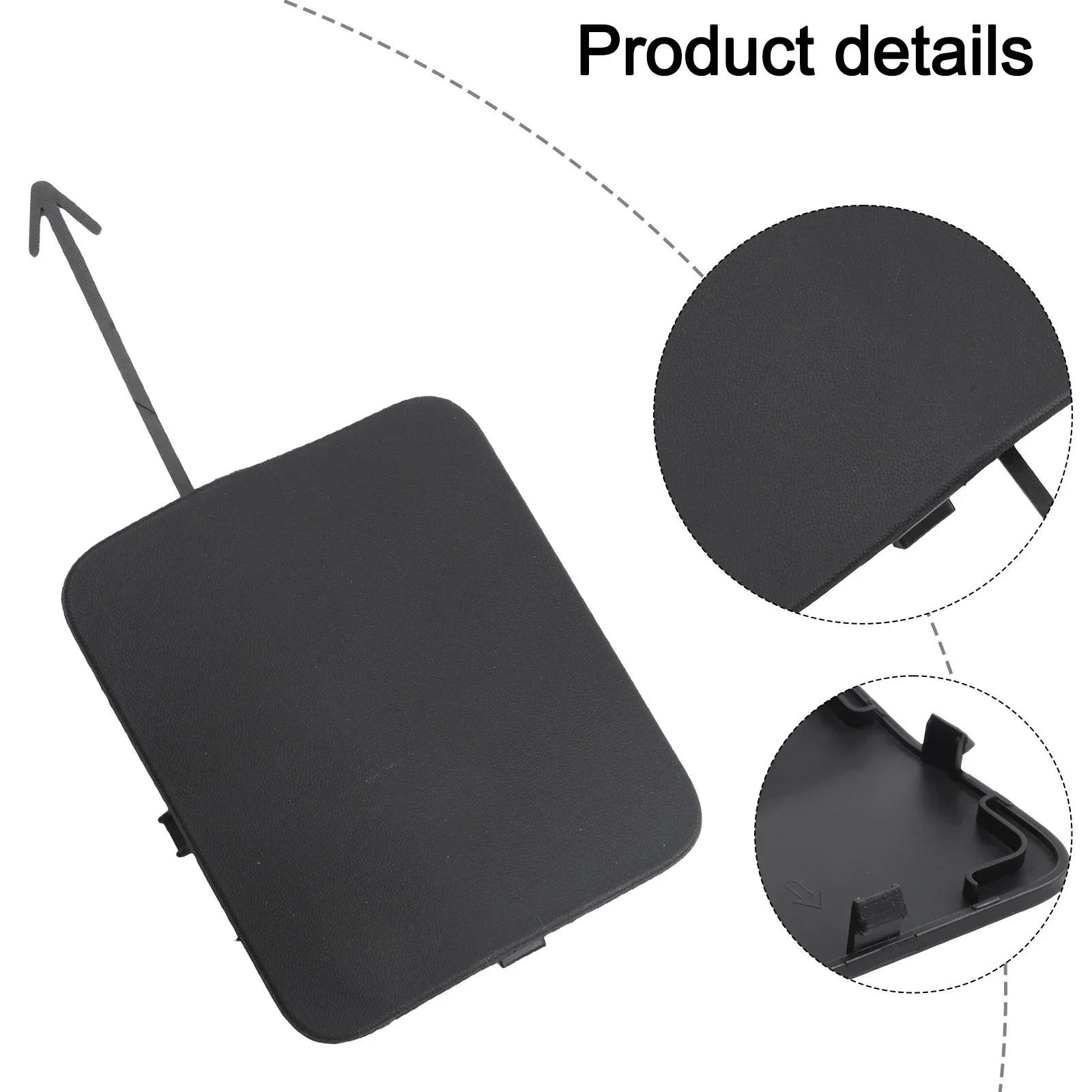 85071HV00A Car Rear Bumper Towing Hook Eye Cover For Nissan For Qashqai 2017-2021 Towing Eye Cap Accessories