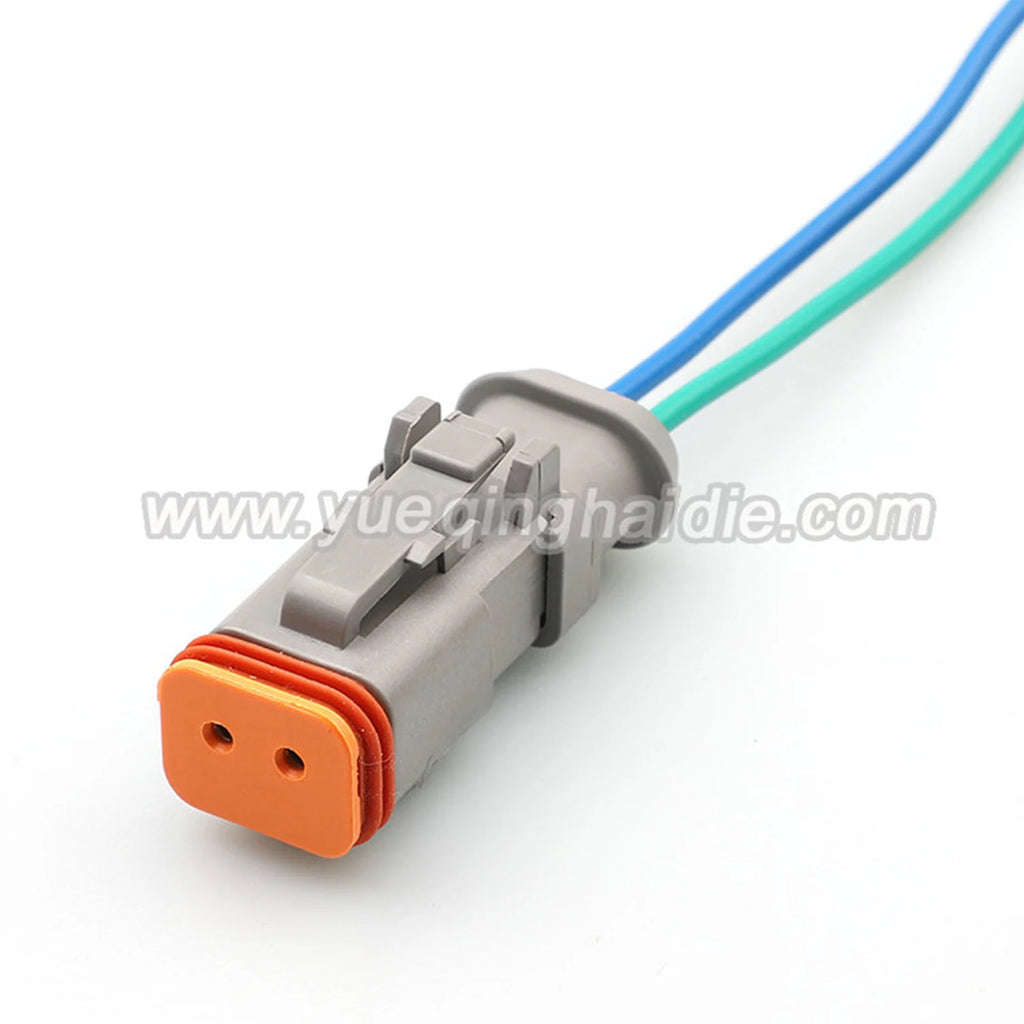 Deutsch 2Pin Connector Waterproof 1.6mm Male Female Connectors DT06-2S DT04-2P Automobile Electric Motorcycle Wire Harness Plug