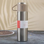 Vacuum Flasks Thermoses Set Thermos for Hot Water Bottle Drinkware Fathers Day Gifts Home Stainless Steel 500ml Thermal Cold
