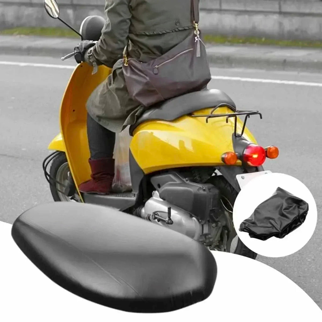Motorcycle Seat Cover Elastic PU Leather Scooter Waterproof Dust Protector Sun Cover Universal Motorcycle Seat Protector Amagi